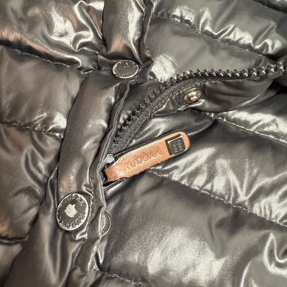 Rudsak Black Glossy Down Puffer Short Puffer Coat Size PS - Picture 10 of 14